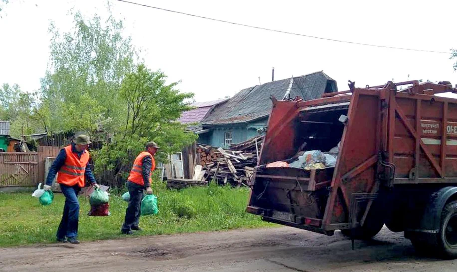 Вывоз мусора из частного дома в Ханты-Мансийске в октябре