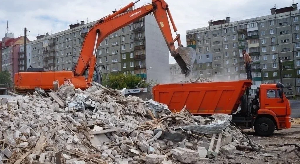 Профессиональный вывоз строительного мусора в Ханты-Мансийске в октябре