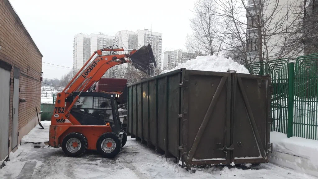 Вывоз снега контейнерами в Ханты-Мансийске — цена от 3267 руб., заказать контейнер для снега в ПроМусор